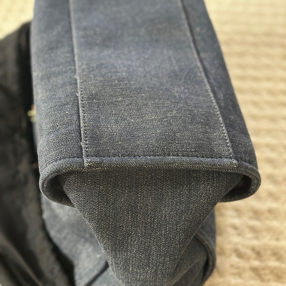 Chanel Medium Denim Deauville Tote Blue - Picture 13 of 14